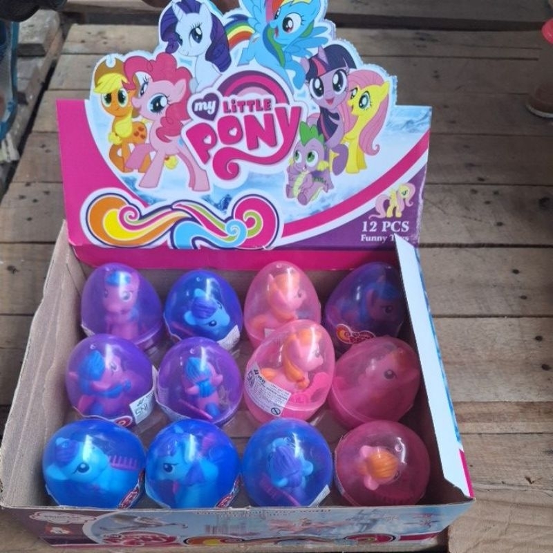 Mainan Telor Figure Little Pony 1box 12pc