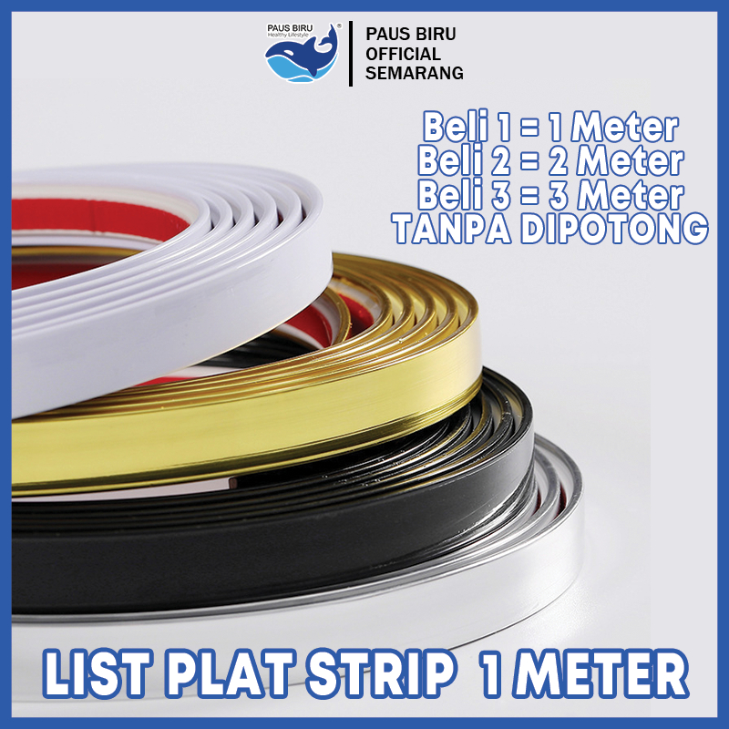 Paus Biru - LIST PLAT STRIP MIRROR / LIST PLAT STRIP MIRROR SILVER LIST PLAT STRIP HAIRLINE