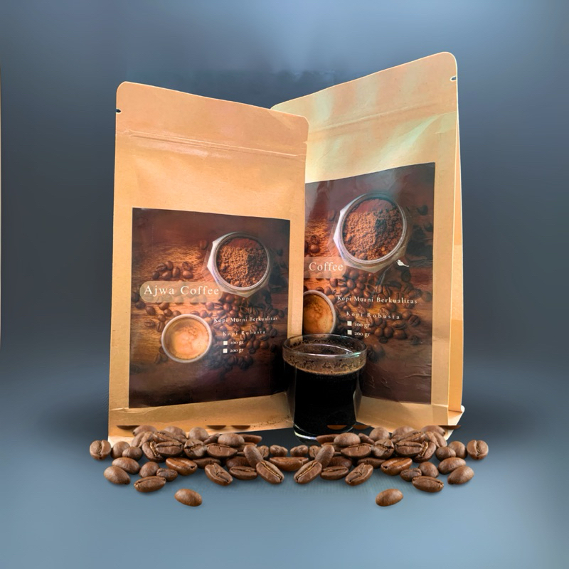 

Ajwa Coffee - Kopi Robusta (Authentic tanpa campuran)