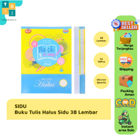 

Buku Tulis Halus/ Buku Strimin 38 Lb - SIDU