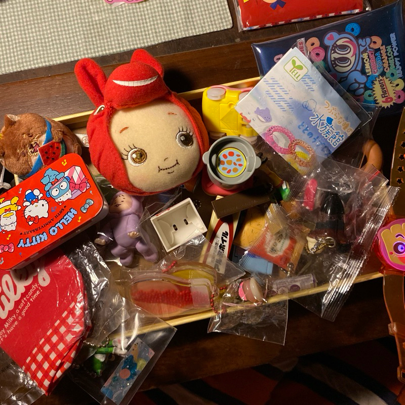 assorted gacha sale various hirono protector peko kewpie rody anpanman keychain angel blue food keyc