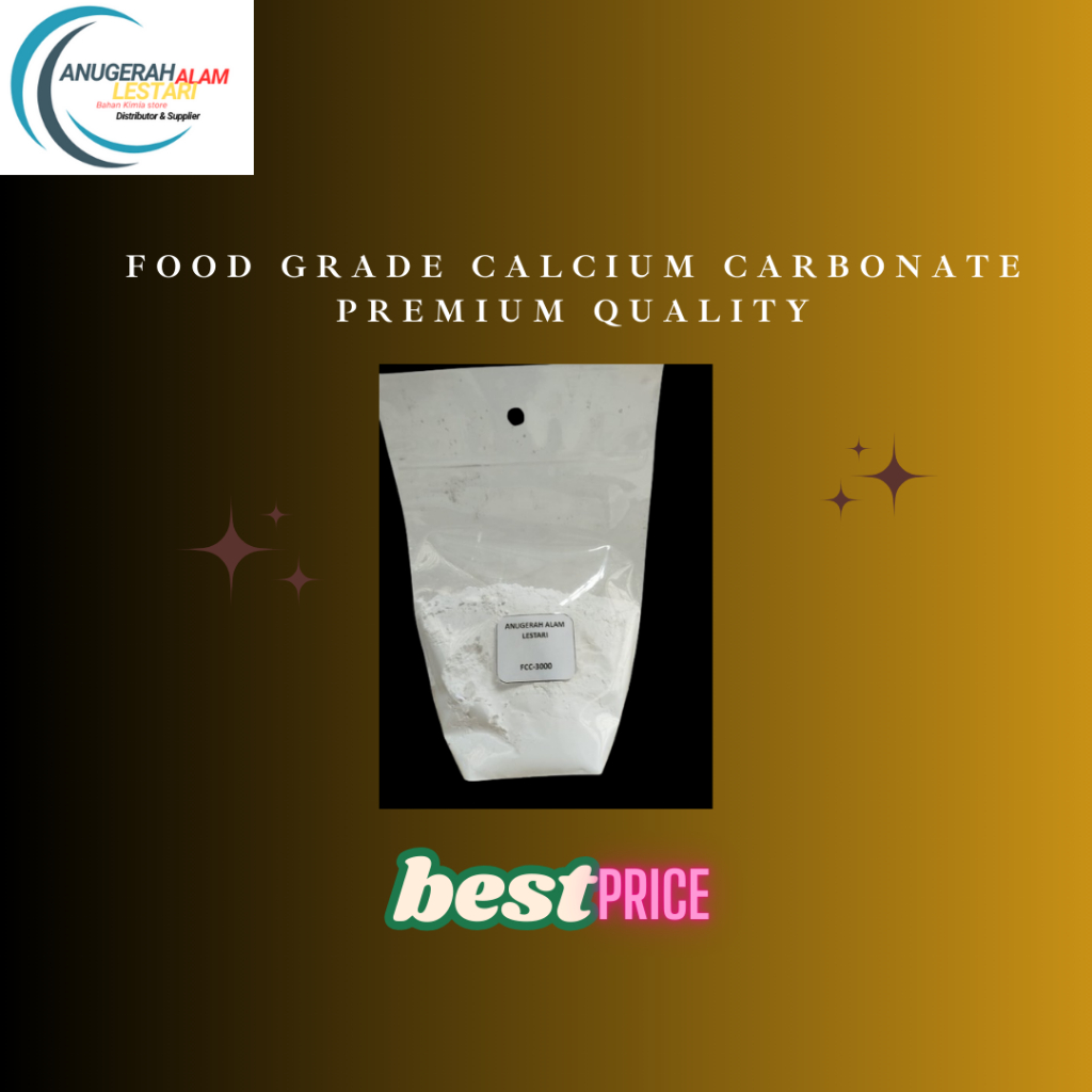 

Food Grade Calcium Carbonate Premium Foodgrade Quality Kemasan Reapack 500gram Terlaris Termurah