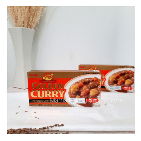 

S&B Golden Japanese Curry Bumbu Kari Jepang SnB MIX MILD 220 GR