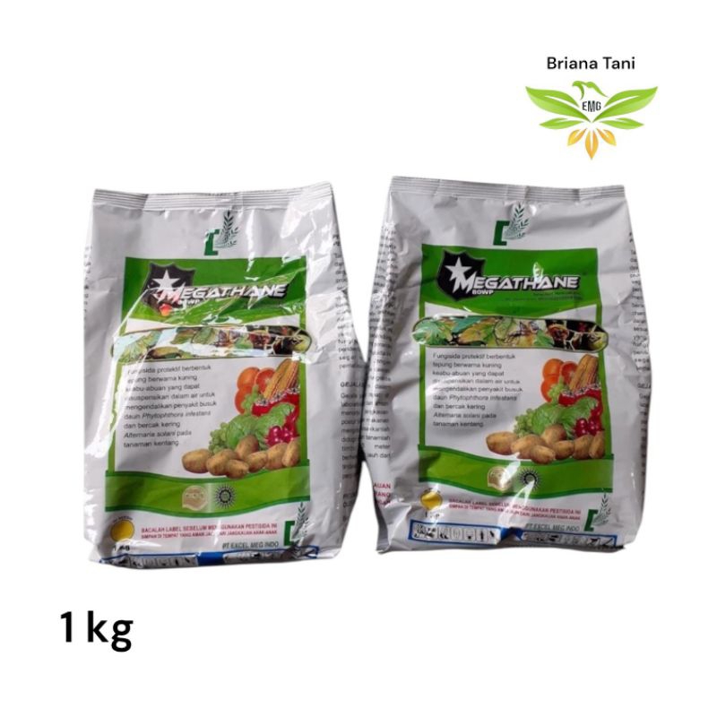 ￼Megathane 80wp 1Kg Fungisida Mankozeb 80% Mencegah Busuk Tanaman Excel Bion M Bion-M Dithane