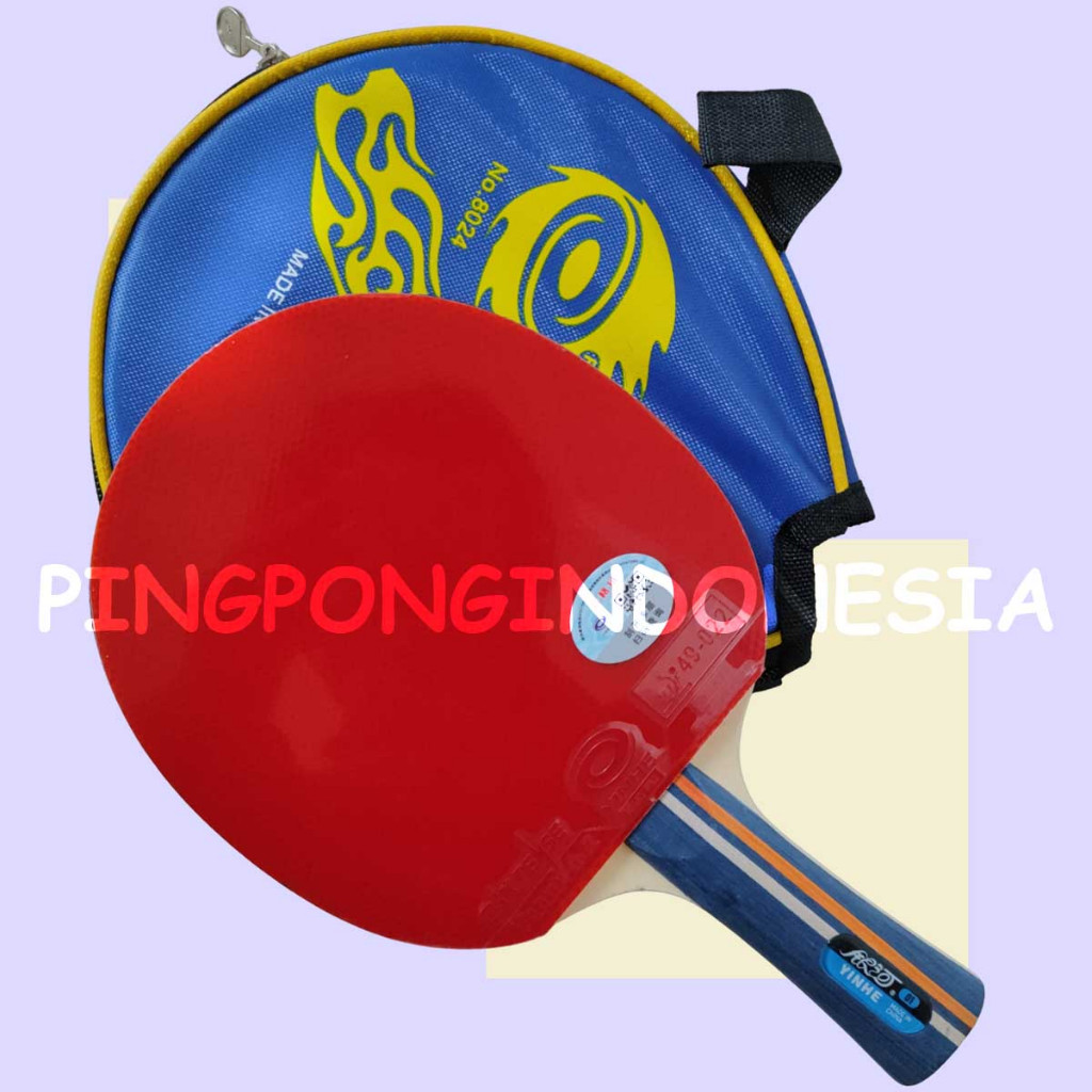Yinhe 01B - Bet Premade Pingpong Blade Jadi Raket Tenis Meja Bat Rakitan 01 B Karet Rubber
