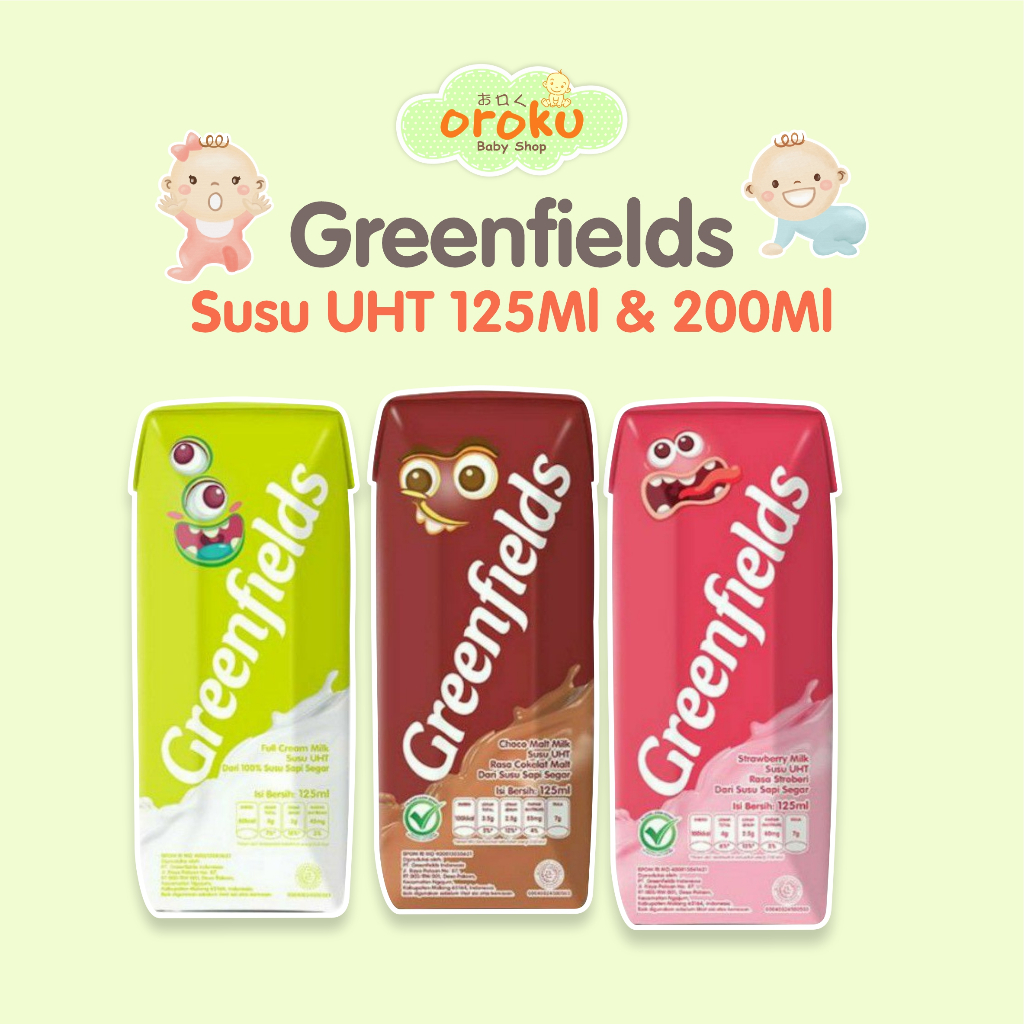 

GREENFIELDS SUSU UHT 125ML & 200ML