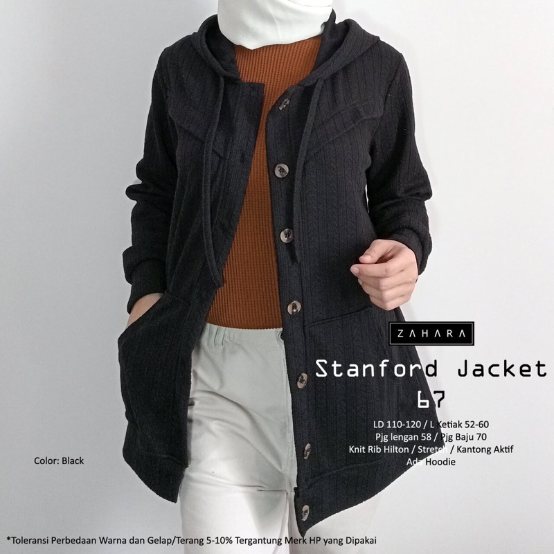 STANFORD JAKET knit rib hilton super cakep