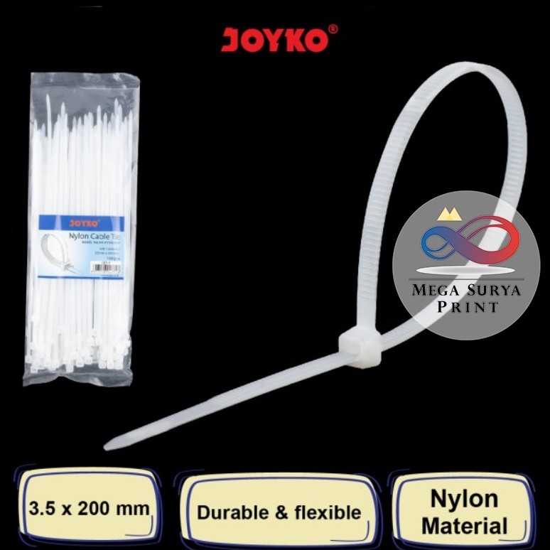 

Joyko CBT-11 Nylon Cable Ties 3.5x200 mm pak