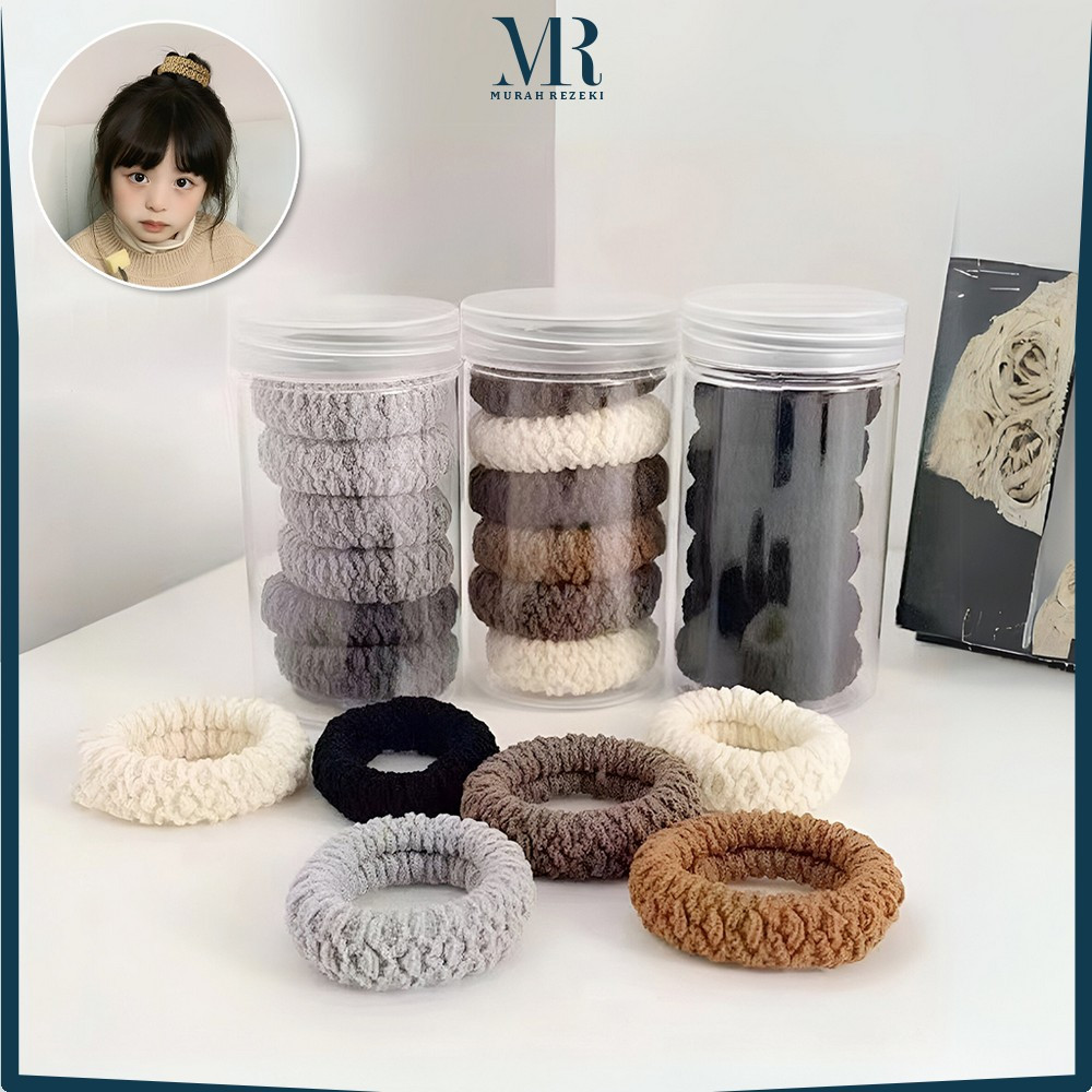 Kunciran Ikat Rambut Donat Wanita Korean Style / Karet Donat Puffy Ponytail Aksesoris Fashion Wanita