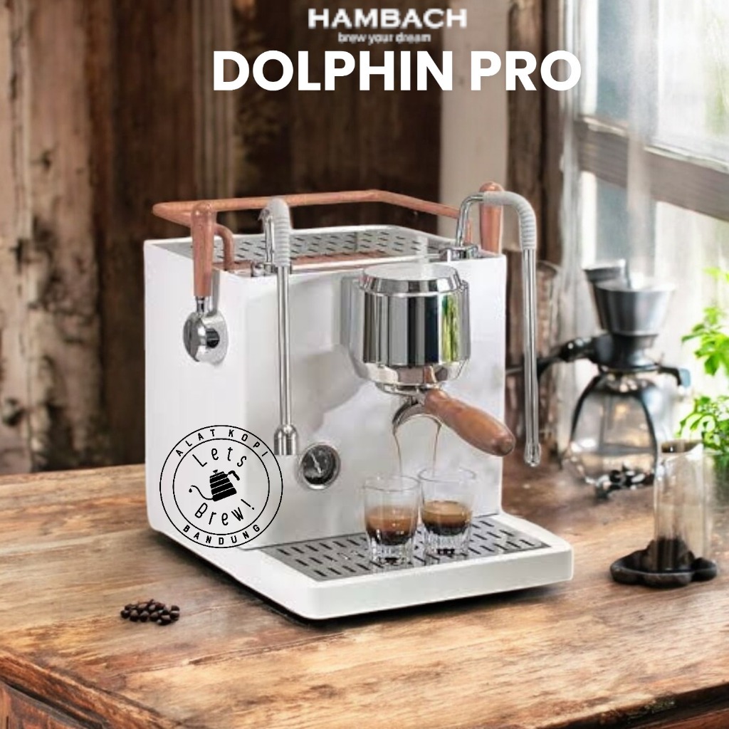 Hambach Mesin Kopi Espresso Dolphin Pro Vibration 1 Group PID / Hambach Espresso Machine 1GR