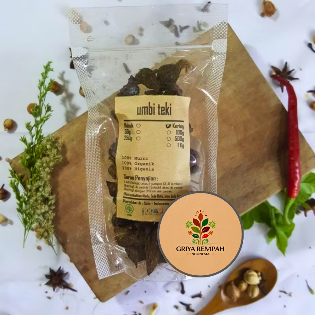 

UMBI RUMPUT TEKI KERING 50 GRAM Premium – Ramuan Rempah Herbal Alami untuk Kesehatan & Kecantikan Jamu Tradisional Suket Simplisia Cyperus rotundus