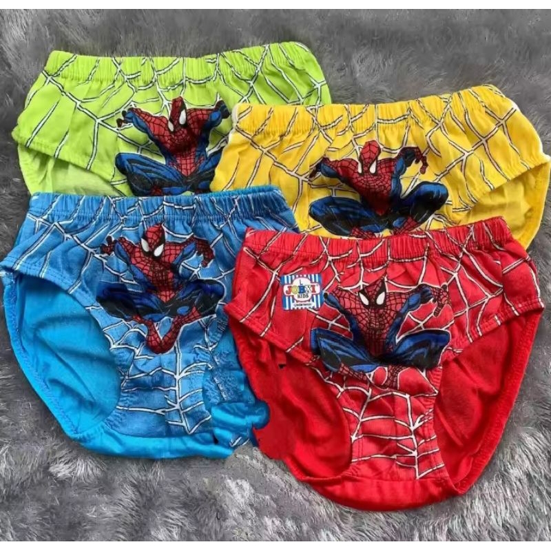CD anak laki-laki motif random/Cd Motif spiderman / CD Motif Naruto /celana dalam anak cowok motif k
