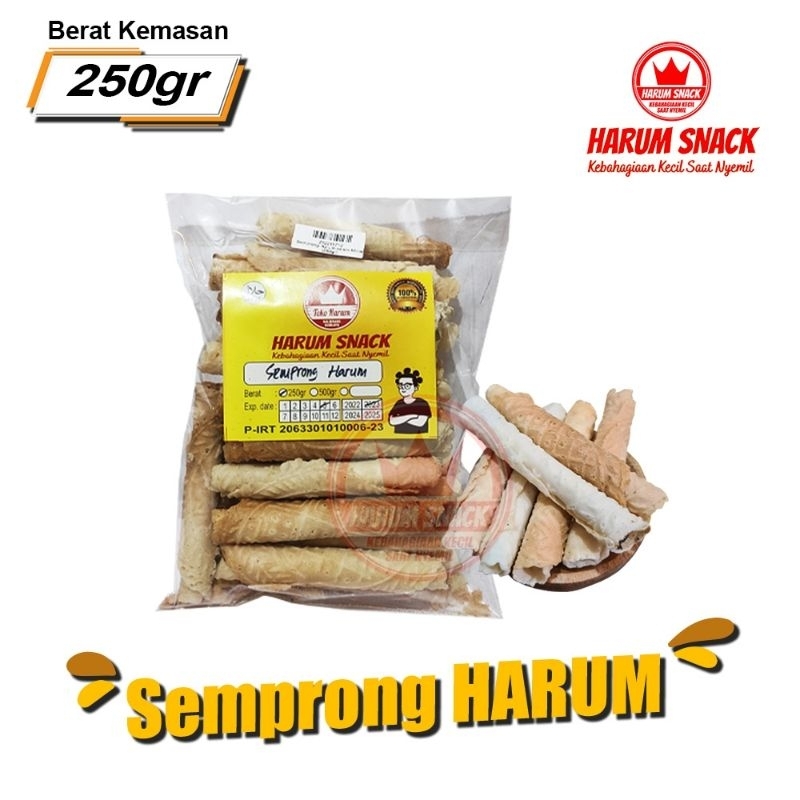 

SEMPRONG HARUM 250 GRAM [Harum Snack Official] SNACK KILOAN MAKANAN RINGAN
