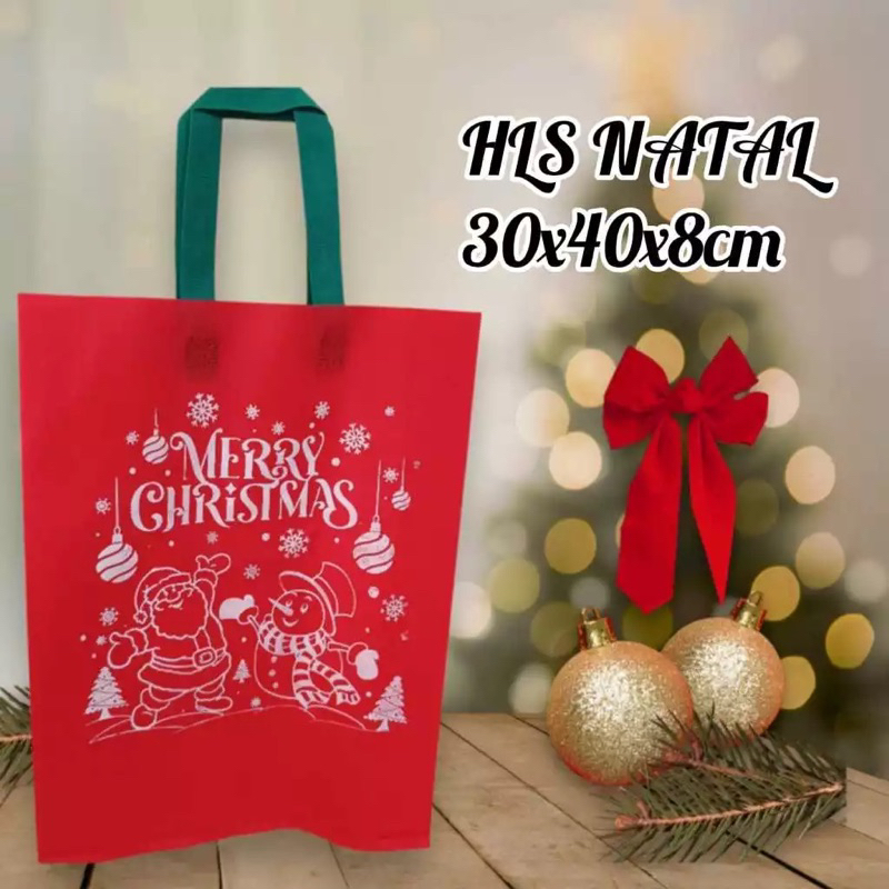 

Tas Kain Spunbond Natal / Christmas ~ GALERI PLASTIK FROZEN FOOD