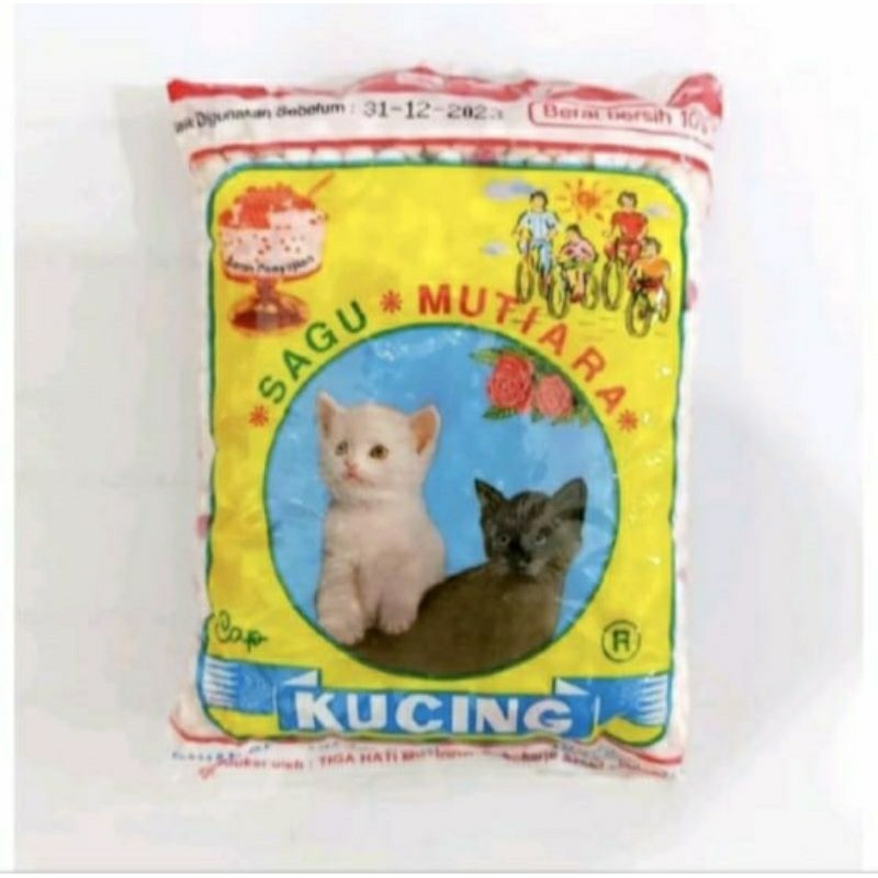 

100 gram sagu mutiara cap kucing