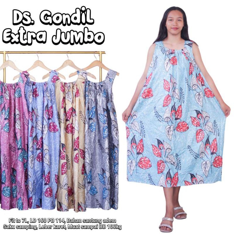 Daster Gondil Extra Jumbo | Daster Gondil Jumbo LD 160