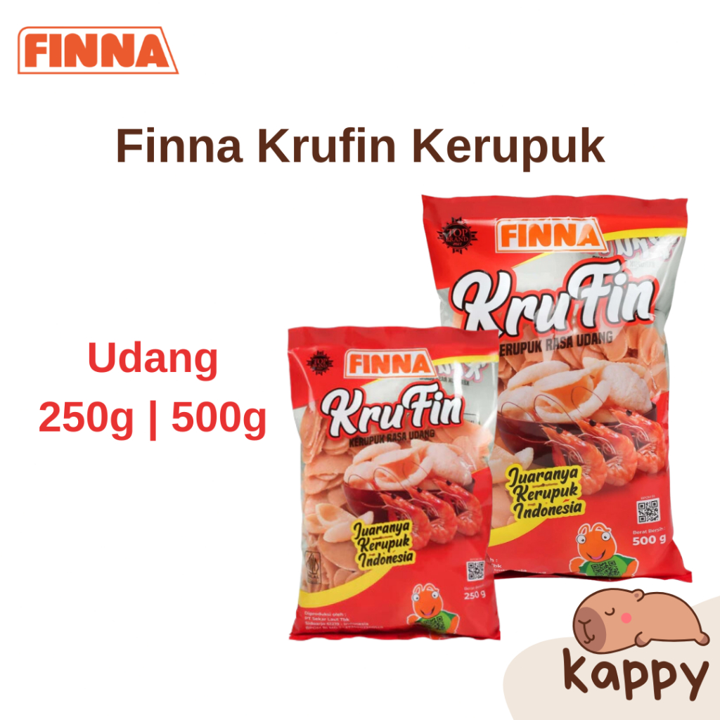 

FINNA Krufin Kerupuk Udang 250g | 500g