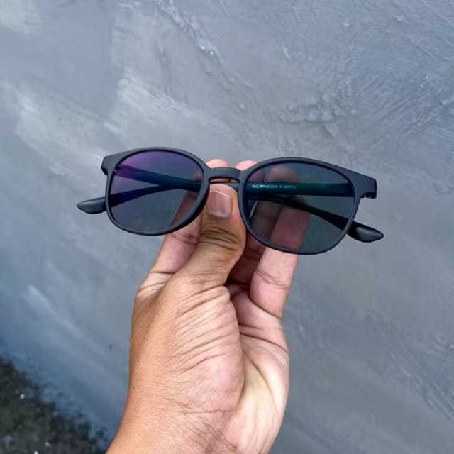 KACAMATA MINUS PHOTOCROMIC MODEL OVAL PRIA WANITA TERSEDIA UKURAN MINUS 0.50 SAMPAI MINUS 6.00 FREE 