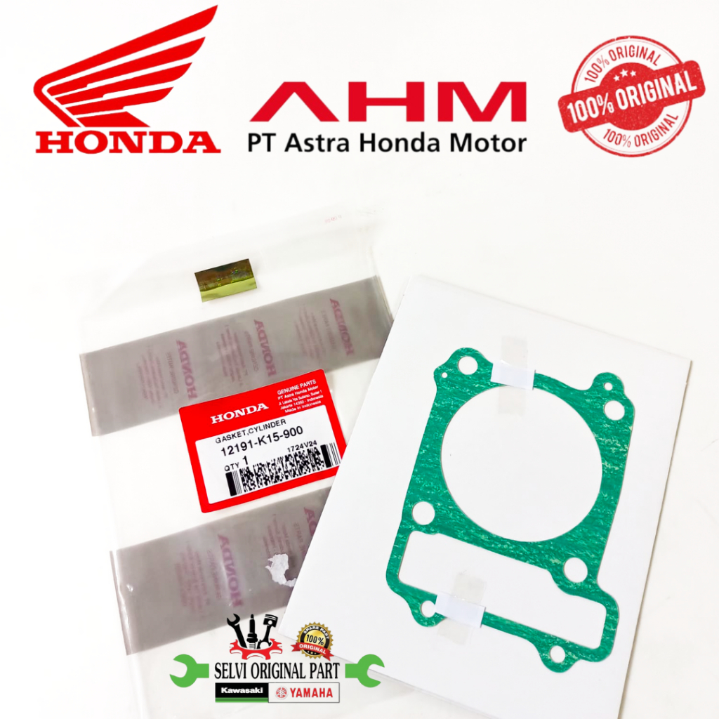 PAKING GASKET BLOK CYLINDER CB150R STREETFIRE OLD CBR150R HONDA ORIGINAL AHM