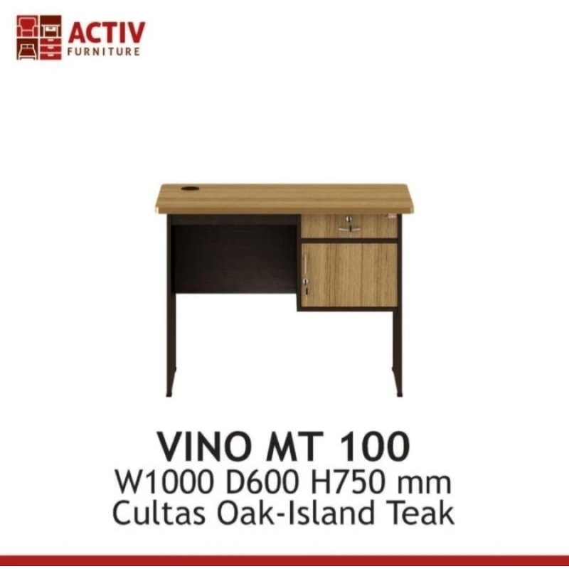 Meja kerja kecil / meja tulis kecil / meja kantor kecil / meja kasir kecil VINO MT 100
