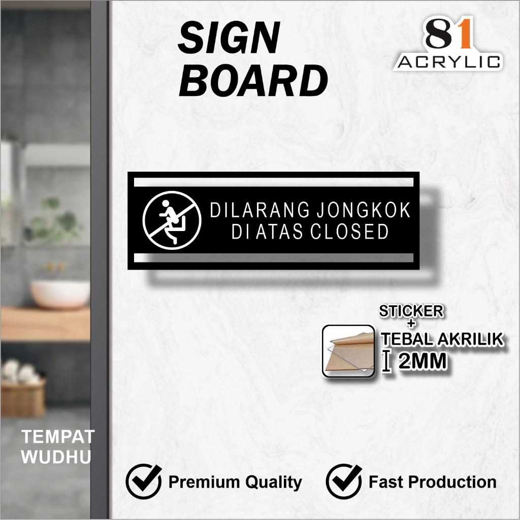 

SIGN BOARD TEMPEL KEREN DILARANG JONGKOK DI ATAS CLOSED