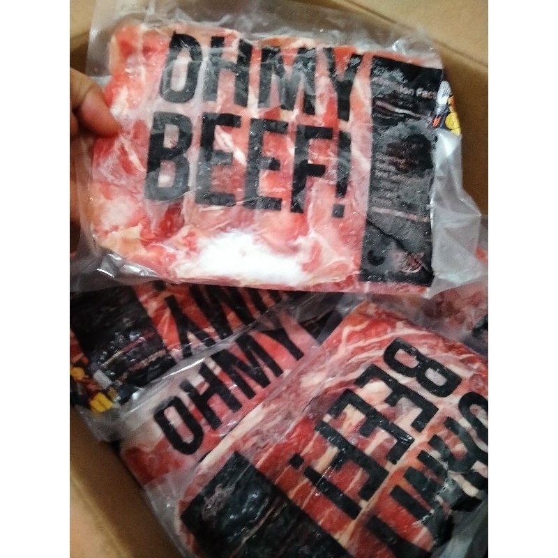 Frozen Daging Slice Oh My Beef MURAH