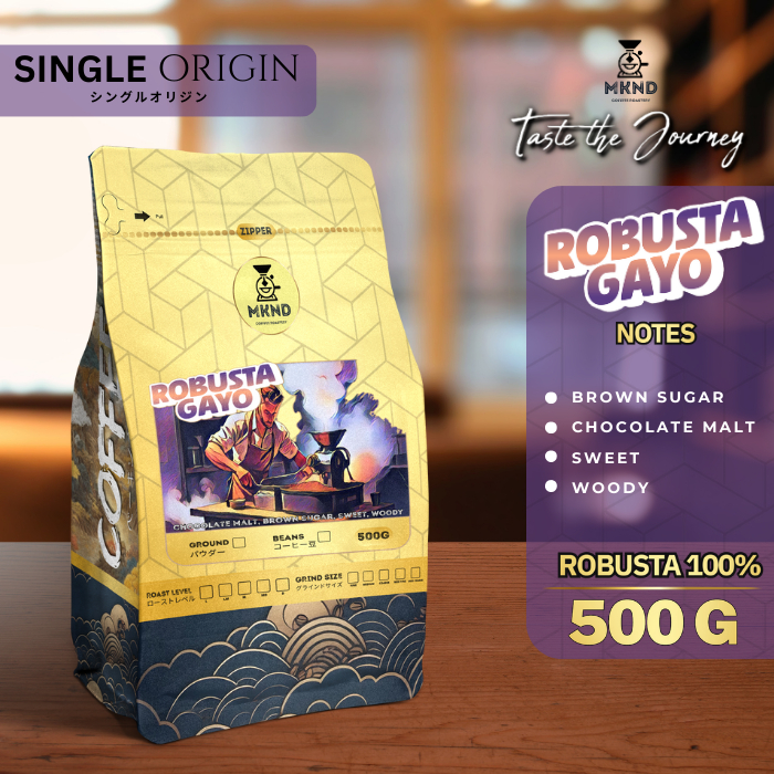 

KOPI ROBUSTA ACEH GAYO 500 GRAM | MKND COFFEE