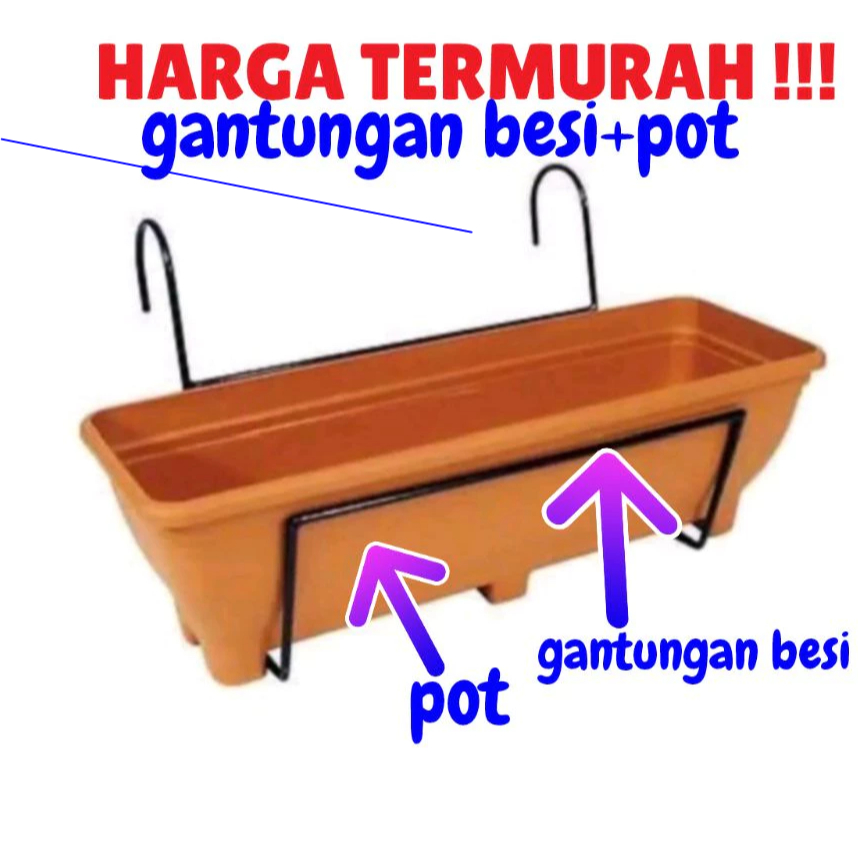 MC7 / GANTUNGAN POT ALPEN 50 / RAK POT / GANTUNGAN POT BALKON / RAK POT GANTUNG