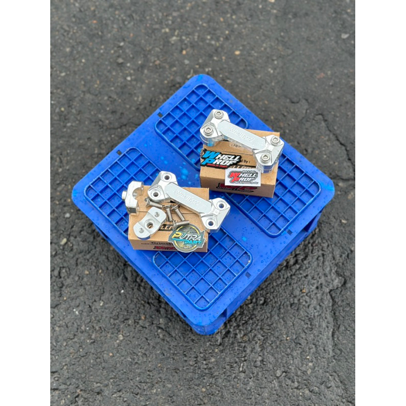 Raiser stang cnc whellprof model bmw raiser stang bmw wp / whellprof almunium cnc lebar sama raiser 