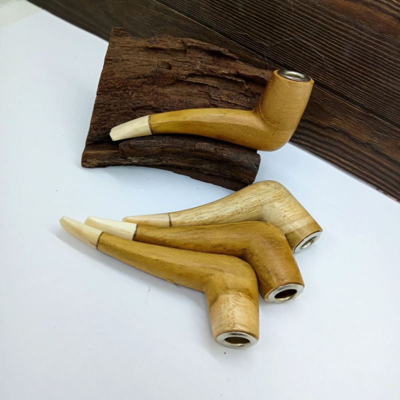 sedotan once pipa kayu dewandaru kombinasi tulang A473