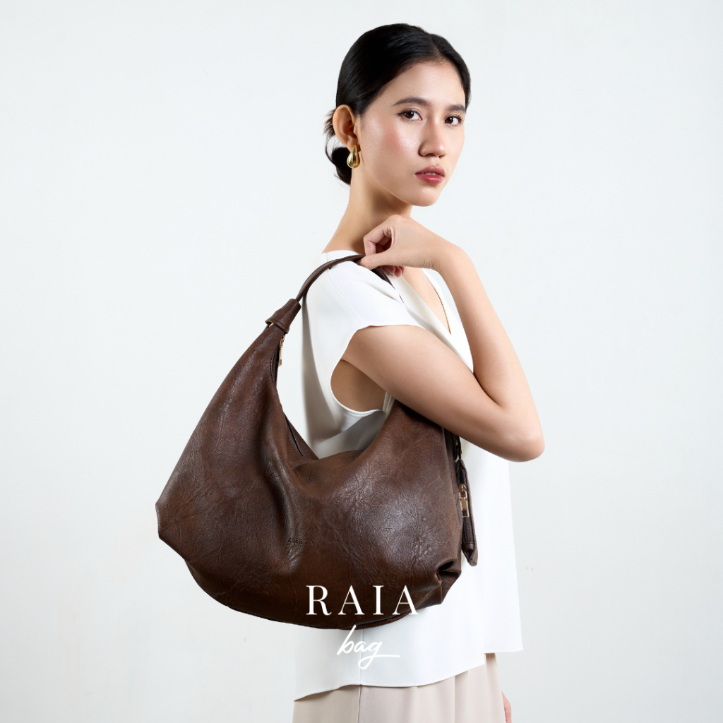 Raia - AMRETA - HOBO BAG - SHOULDER BAG - HAND BAG - TAS IPAD FIT 11 INCH