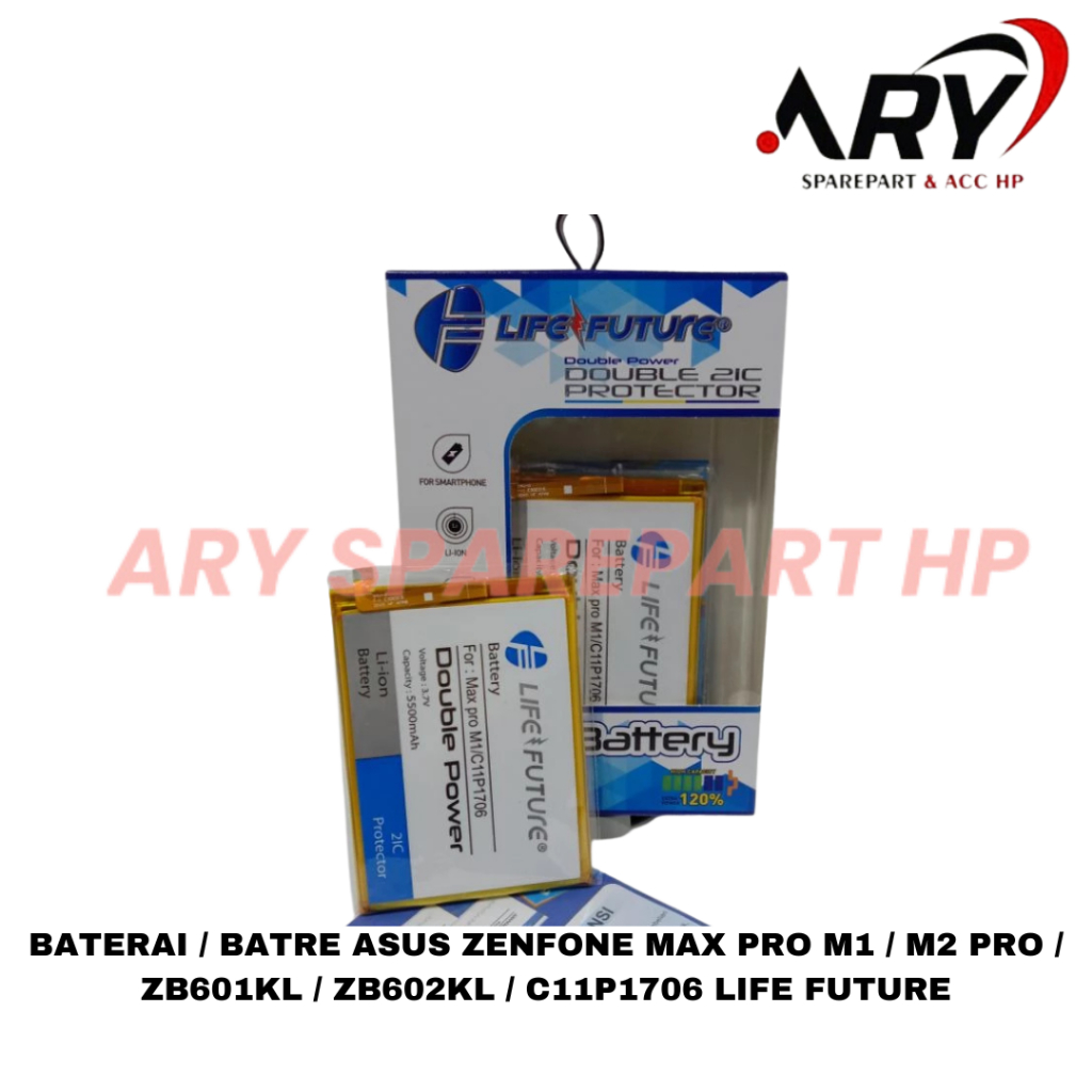 Baterai / Batre Asus Zenfone Max Pro M1 / M2 PRO / ZB601KL / ZB602KL / C11P1706 Life Future
