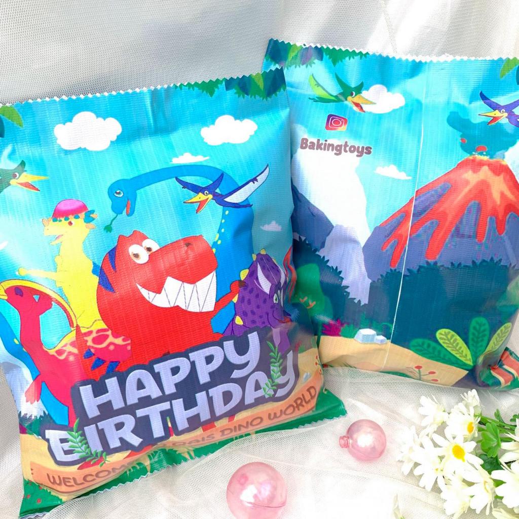 

Dino World - Pouch Snack Birthday / Kantong Souvenir Ulang Tahun