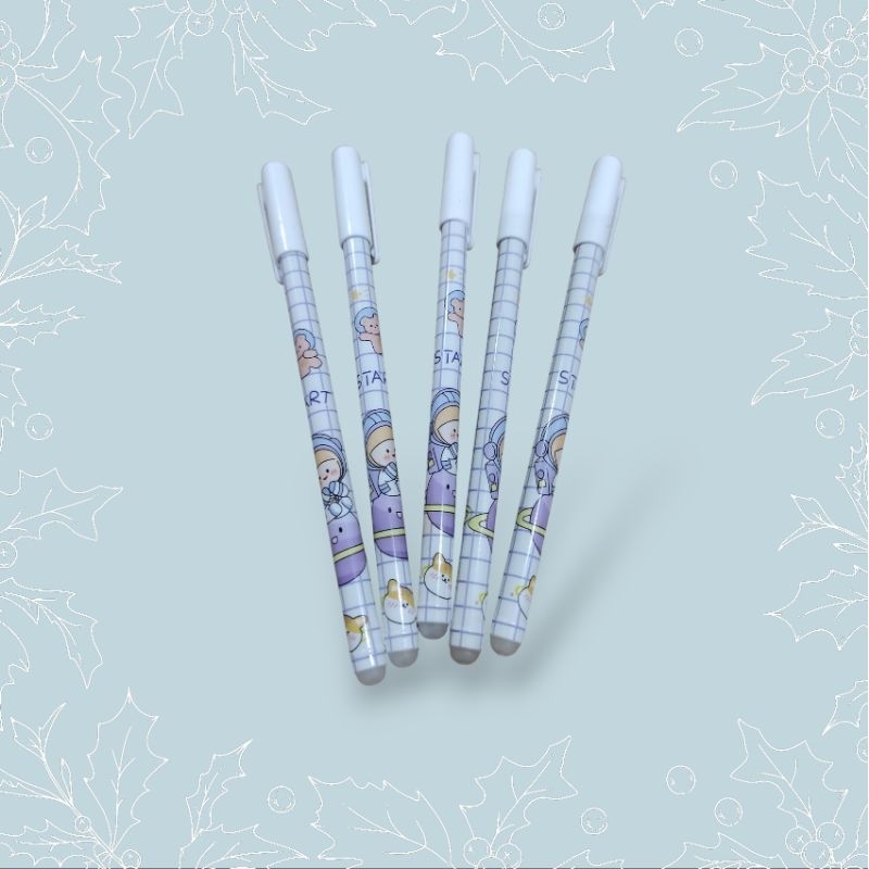 

Pulpen Gel Karakter Dapat Dihapus 0.5mm / Pena Alat Tulis Sekolah Kantor Bullet Tip ink Erasable Pen Ballpoint Perlengkapan Menulis Anak
