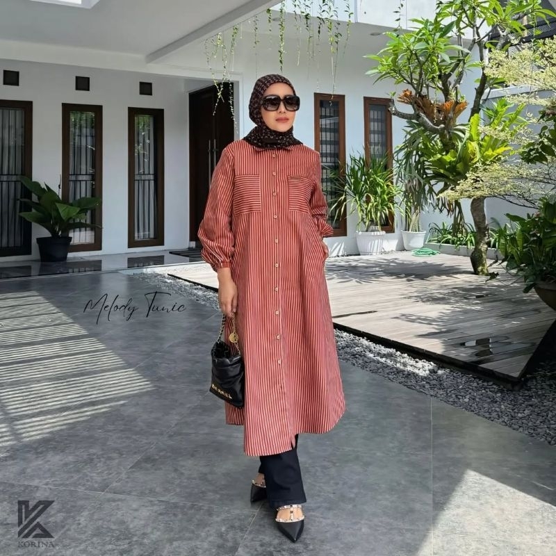 MELODI TUNIK KORINA ORIGINAL TERBARU