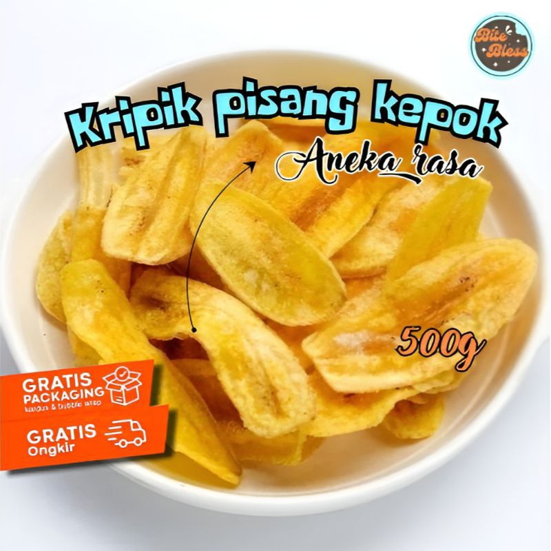 

KERIPIK PISANG KEPOK ORIGINAL DAN ASIN 500g