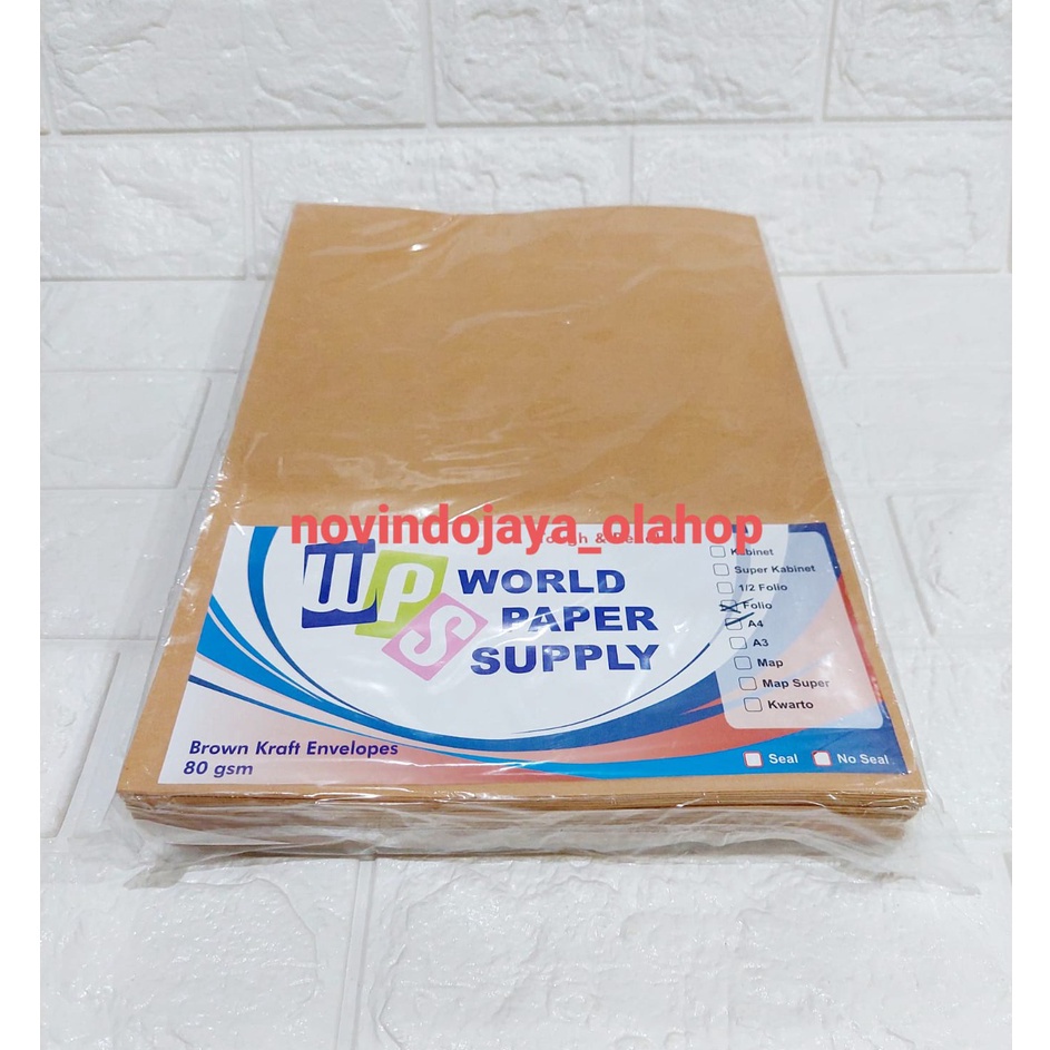 

KODE CJVHJ amplop coklat ukuran A4