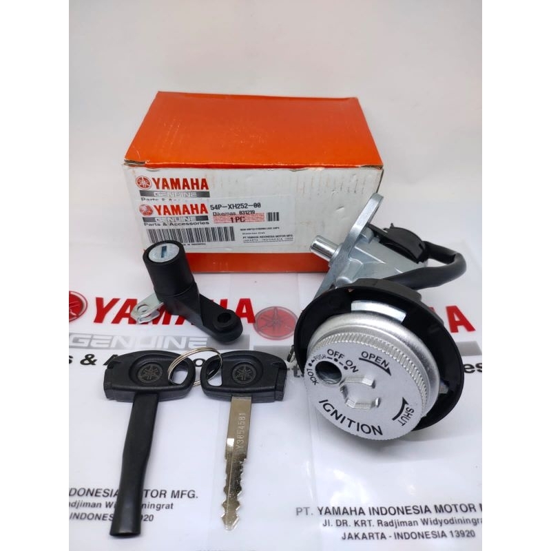 kunci kontak Assy plubuka jok 54P mio j mio GT 115 mio soul GT 115 ori lokal