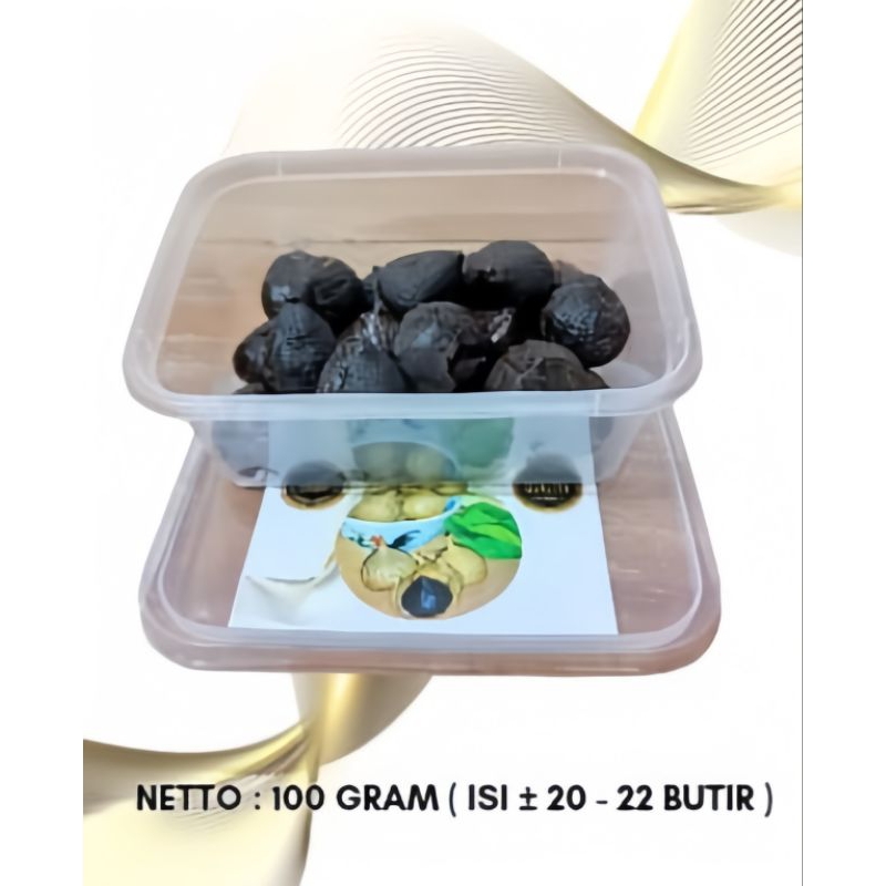 

Bawang Hitam Lanang Kupas / Black Garlic / Cahayafood