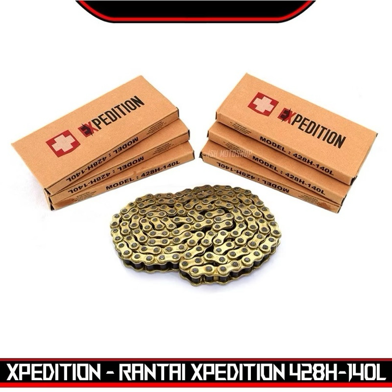 Fer RANTE RANTAI EMAS RANTAI GOLD 428 H-140 L 520H-130L EXPEDITION RACING EXPEDITION ORIGINAL