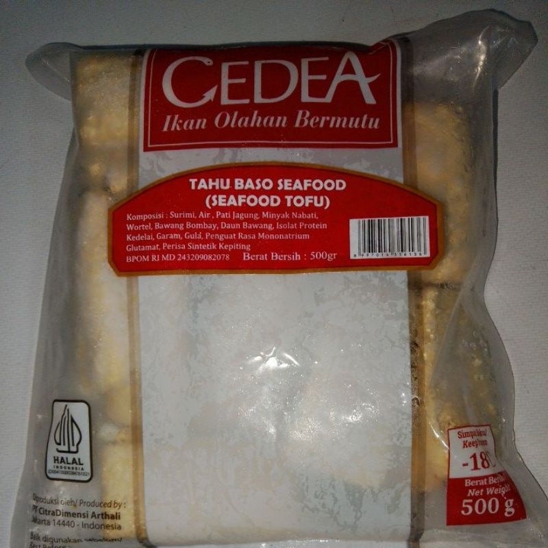 

Cedea tahu baso seafood 500 gr