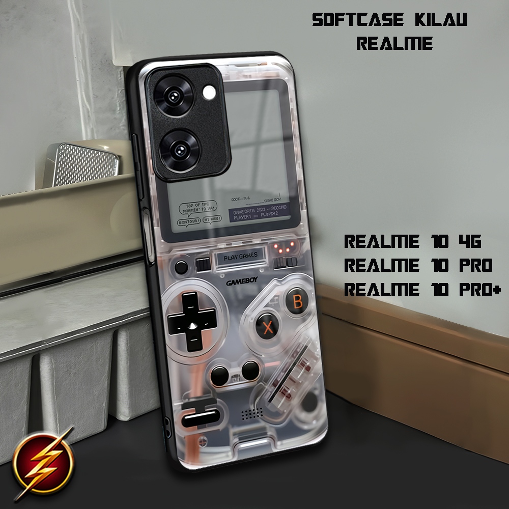 [SC22] Softcase Realme 10 4G 5G | Realme 10 Pro | Realme 10 Pro Plus | GAMEBOY | Silicon Kaca Mika P