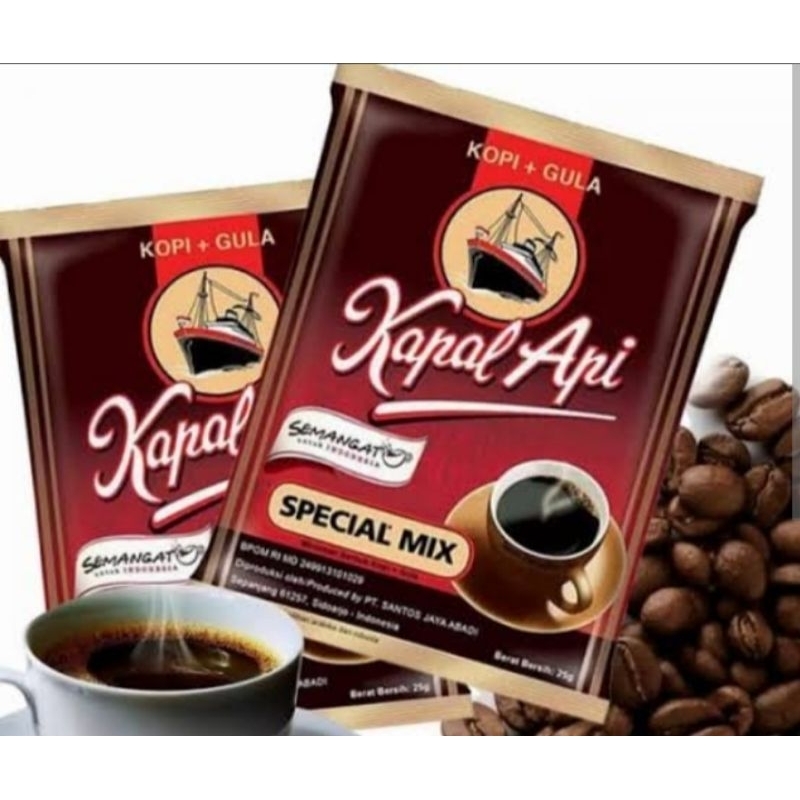 

Semangat Kapal Api Special Mix Kopi + Gula