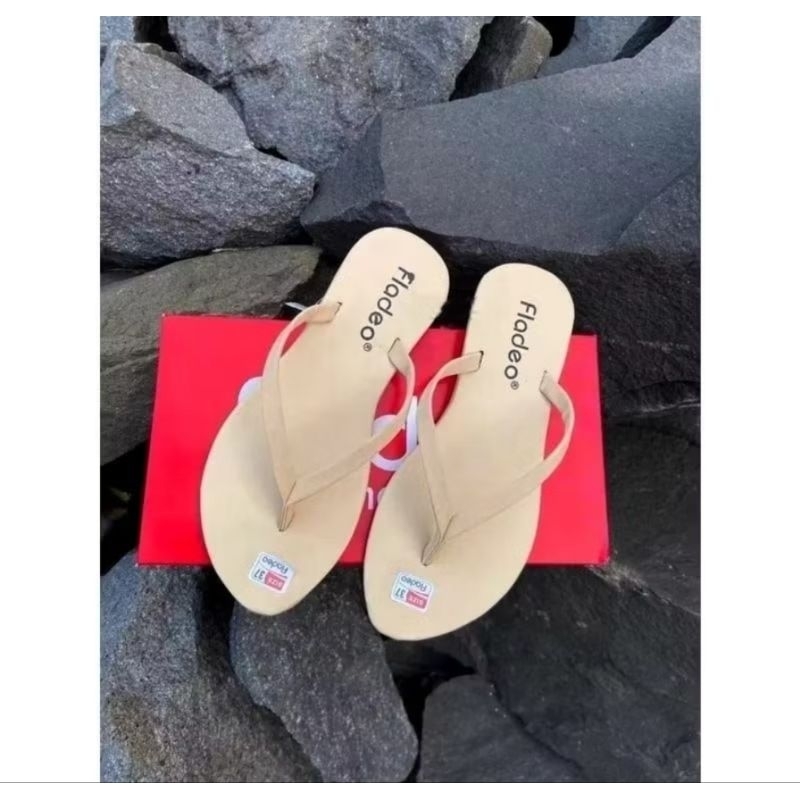 Sandal Jepit Wanita Fladeo-Sandal Jepit Flat Cewek Original Fladeo