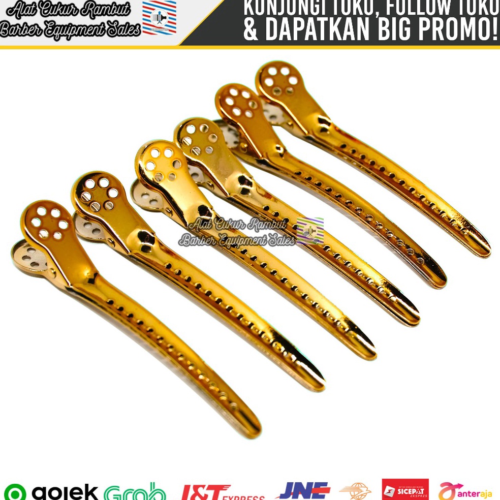 REKOMENDASI Jepit  Jepitan Rambut Salon Barber Premium Besi Stainless