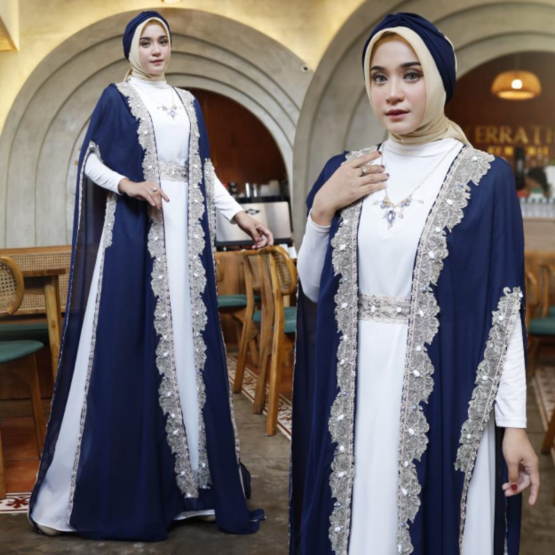NEW ARRIVAL ✓✓KAFTAN VITRIE 3 IN 1(FREE INER,CIPUT DAN IKAT PINGGANG)KAFTAN TERBARU EDISI LEBARAN 20