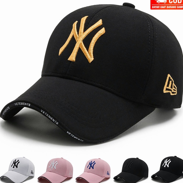 BESTSELLER New Era Topi Baseball Pria Wanita NY Polos Distro Baseball Caps New York Polos Import Kor