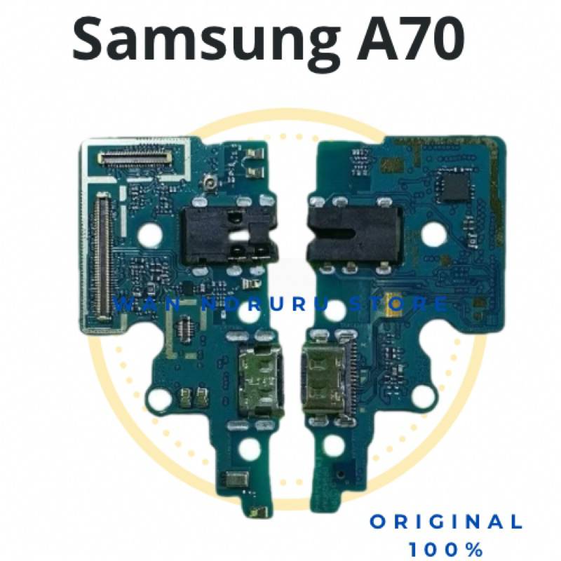 Papan Cas Samsung A70 Original Plus Ic/Konektor Cas