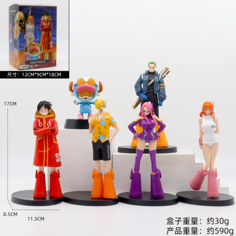 Action Figure One Piece Grandline Men GLM GLL Arc Egg Head Luffy Sanji Zoro Nami Chopper Bonney