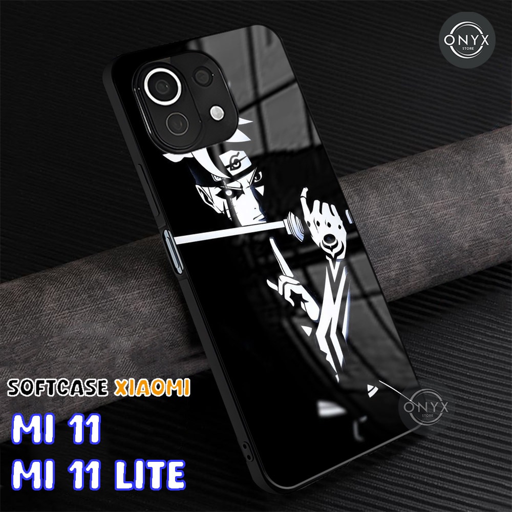 [AA15] SOFTCASE XIAOMI MI 11 | 11 LITE | Casing Kilau Glossy Mi 11 11 Lite | BORUTO | Kesing Keren L